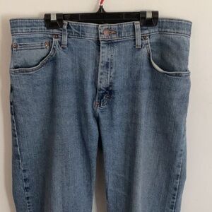 Wrangler Blue Straight Leg Jeans
